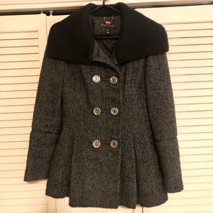 Miss Sixty M60 gray wool winter peacoat